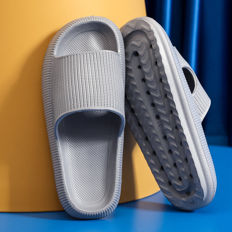 ComfyFoot Plush Cloud Slippers – Soft, Warm & Anti-Slip Indoor Comfort