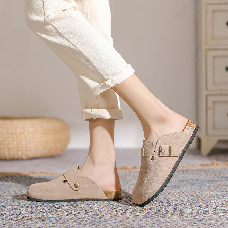 ComfyFoot Suede Buckle Clogs – Soft, Stylish & Effortlessly Cozy For Men and Women