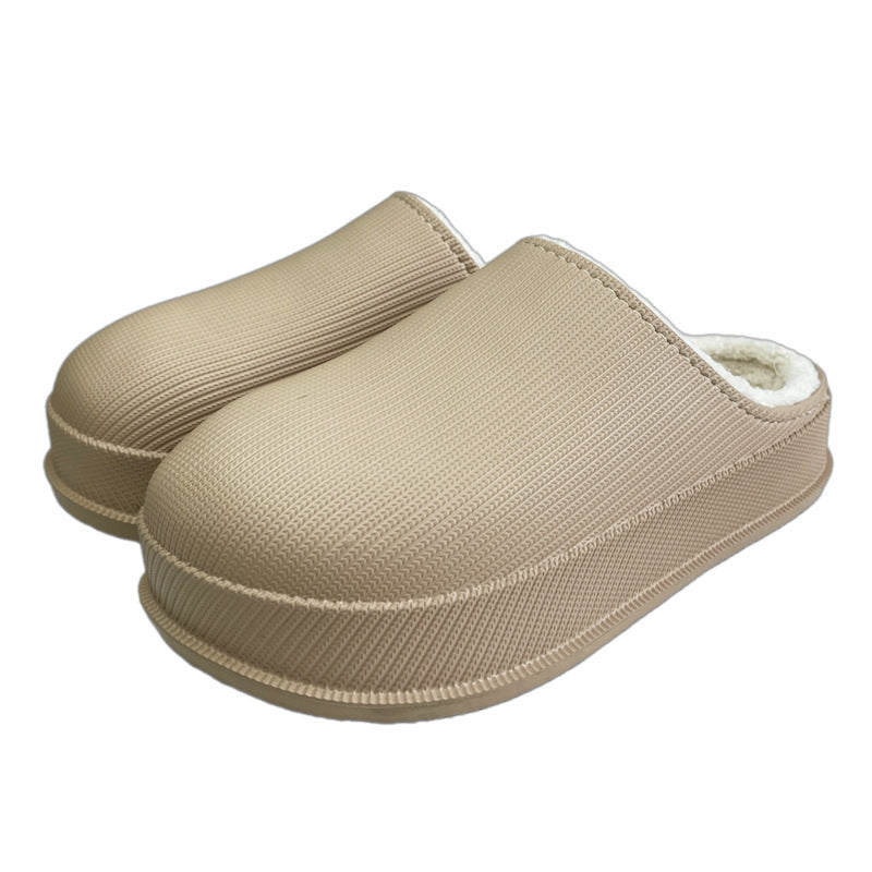ComfyFoot Plush Indoor Slippers – Cozy, Warm & Non-Slip Home Clogs for Women