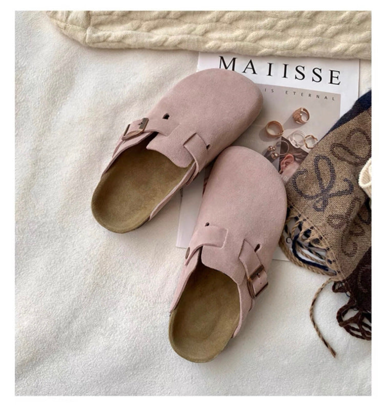 ComfyFoot Suede Buckle Clogs – Soft, Stylish & Effortlessly Cozy For Men and Women