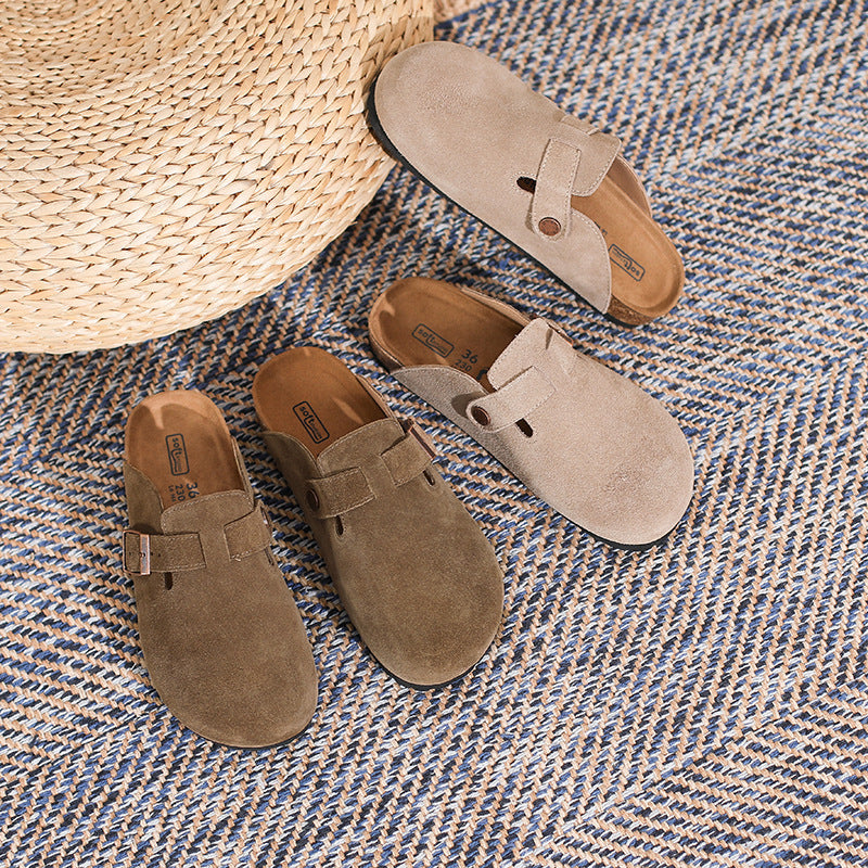 ComfyFoot Suede Buckle Clogs – Soft, Stylish & Effortlessly Cozy For Men and Women