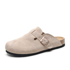 ComfyFoot Suede Buckle Clogs – Soft, Stylish & Effortlessly Cozy For Men and Women