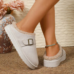 ComfyFoot Cozy Buckle Clogs – Warm, Chic & Ultra-Comfortable Slippers