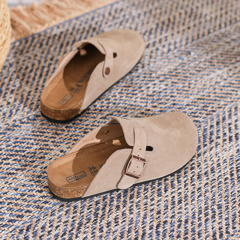 ComfyFoot Suede Buckle Clogs – Soft, Stylish & Effortlessly Cozy For Men and Women
