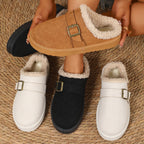 ComfyFoot Cozy Buckle Clogs – Warm, Chic & Ultra-Comfortable Slippers