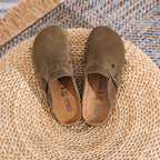 ComfyFoot Suede Buckle Clogs – Soft, Stylish & Effortlessly Cozy For Men and Women